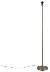 Lampada da terra vintage regolabile bronzo - Parte