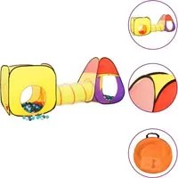 Tenda da Gioco per Bambini 250 Palline Multicolore 255x80x100cm 3107728