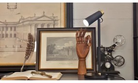 Immax 08991L- Lampada da tavolo LED dimmerabile con Qi di ricarica TIT LED/12W/230V nero