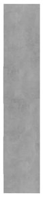 Libreria grigio cemento 40x35x180 cm in truciolato