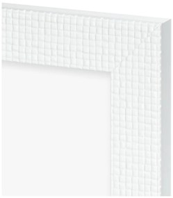 Cornice da parete in plastica bianca 48x58 cm - knor
