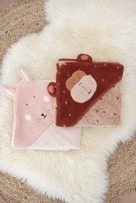 Asciugamano con cappuccio Mr. Rabbit – 75 x 75 cm