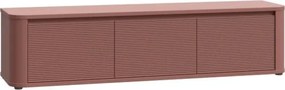 Mobile TV Da Terra 3 Ante 170x40x40 Design Moderno Lehman Terracotta