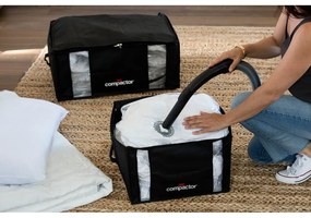 Scatola di stoccaggio nera con imballaggio sottovuoto Black Edition, volume 210 l - Compactor