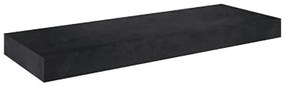 Top per lavabo Neo SENSEA L 121 x H 10 x P 48.5 cm grigio stratificato, effetto pietra naturale