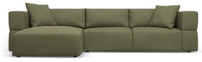 Divano angolare verde chiaro, angolo sinistro Esther - Milo Casa