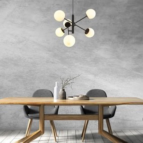 Rabalux 72194 - Lampadario a sospensione con filo MEDUZA 6xE14/20W/230V