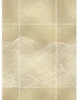 Coordonne Carta da parati panoramica Waves Metallics - Extra Gold