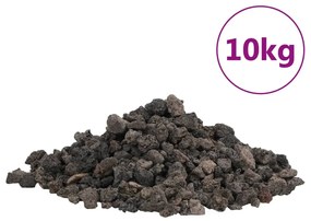 Rocce vulcaniche 10 kg nere 1-2 cm