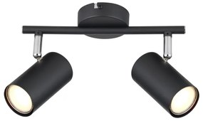 Globo 57914-2 - Faretto ALLVI 2xGU10/25W/230V nero