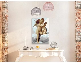 Quadro fai da te  Angioletti (Amore)  Colore Grigio, Dimensioni e Misure 40x60