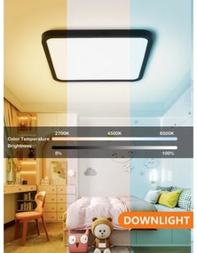 Immax NEO 07167-B40-LED RGBCCT Lampada dimmerabile 50W/230V Wi-Fi Tuya black+TC