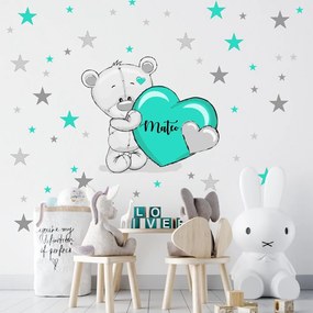 Orsetto con il cuore - Adesivi da parete | Inspio
