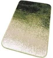 Tappeto Bagno Camera 60x100 cm Sfumato Moderno Morbido Antiscivolo Scendiletto Shaggy Verde