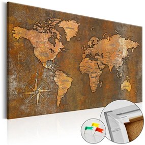 Quadri di sughero Rusty World [Cork Map]