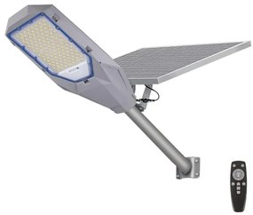 Proiettore LED dimmerabile con pannello solare LED/200W/20000 mAh 6500K IP65 grigio