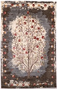 Loribaft Tappeto 200 x 310 Beige (Indian) Annodato A Mano
