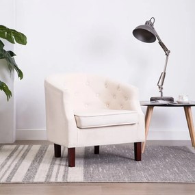 Poltrona Beige İn Tessuto /