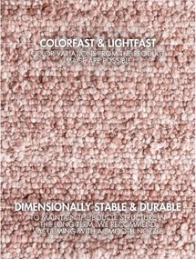 Tappeto rosa polveroso tessuto a mano 160x230 cm Notting Hill Portobello – Ted Baker