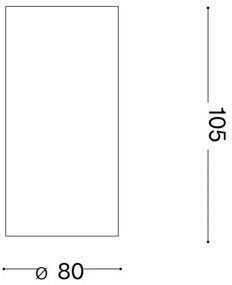 Ideal Lux - Faretto LED NITRO LED/10W/230V diametro 8 cm CRI 90 bianco