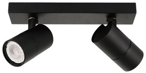 ITALUX SPL-2813-2B-BL - Faretto LACONI 2xGU10/35W/230V nero