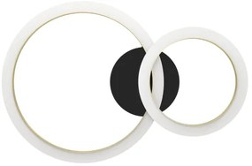 Eglo 901223 - Plafoniera LED dimmerabile CALLIERA LED/12W/230V nero/oro