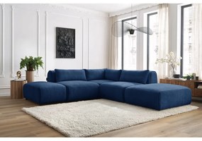 Divano angolare blu scuro (variabile) Jeanne - Bobochic Paris