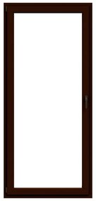 Portafinestra in PVC noce L 80 x H 220 cm, 1 anta apertura a destra