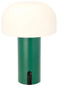 Lampada da tavolo a LED bianco/verde (altezza 22,5 cm) Styles - Villa Collection