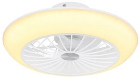 Globo 03632W - Plafoniera LED con ventilatore LAFEE LED/18W/230V