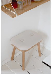 Sgabello bianco/di colore naturale Paff Tall – UMAGE