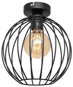 Surface-mounted lampadario MERCURE 1xE27/15W/230V d. 24 cm nero