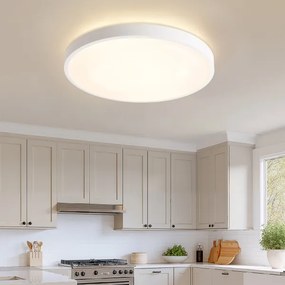 Brilagi - Lampada a LED dimmerabile GLASS POOL DOUBLE LED/80W/230V 60 cm bianca + telecomando