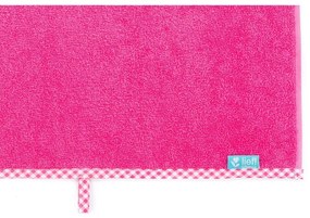 Asciugamano per neonati in cotone rosa 130x70 cm - Tiseco Home Studio