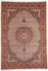 Moud Tappeto 210x300 Beige (Iran) Annodato A Mano