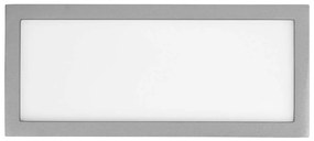 Applique Flute Design - E27 Grigio per Esterni IP65