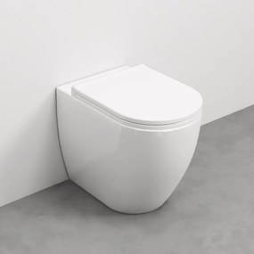 Wc a Terra Ceramica Cielo "Mini-Smile 48" Bianco Lucido