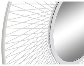 Specchio da parete Home ESPRIT Bianco Metallo Specchio Città 90 x 2 x 90 cm