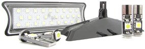 Kit Plafoniera Luci Led Di Cortesia Lettura BMW E60 E65 E87 Bianco 4 Lampade Led T10 Canbus Incluso