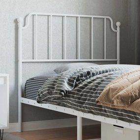 Testiera İn Metallo Bianco 100 Cm /