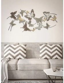 Pannello decorativo in ferro trama farfalle 118x3x52 cm Butterfly