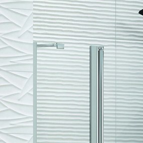 Kamalu - porta doccia 110cm battente con 2 fissi kpx6000