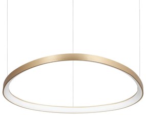 Lampadario A Sospensione Contemporaneo Gemini Metallo Ottone Led 55W 3000K Ip20