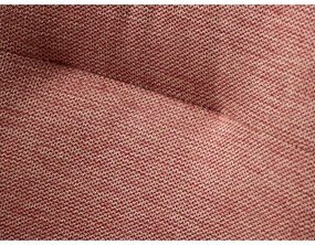 Sedia da pranzo rosa in imbottito con braccioli Roxana – Unique Furniture