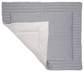 Tappeto da gioco in cotone grigio, 70 x 90 cm - Kindsgut