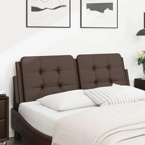 Cuscino Testiera Marrone 120 Cm İn Similpelle /