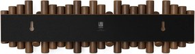 Attaccapanni da parete marrone scuro in pino massiccio 61 cm Picket – Umbra