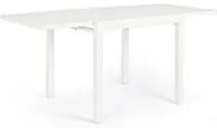 Tavolo Allungabile da Giardino 83-166x80x75h cm Pelagius Bianco