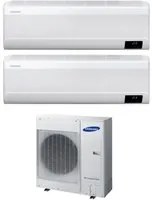 Climatizzatore Condizionatore Samsung Dual Split Inverter serie CEBU 12+18 btu con AJ100TXJ5KG/EU R-32 Wi-Fi Integrato 12000+18000 Novit