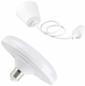 LED Lampada a sospensione KIKI 1xE27/10W/230V bianco